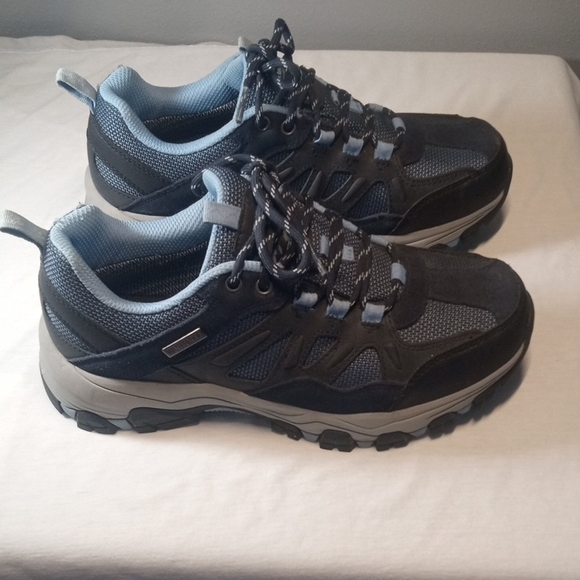 Sketchers Women's Waterproof Outdoor Blue/Black Hiking Shoes Size 7 Wide Width - Picture 5 of 9